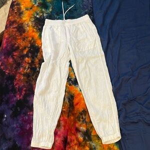 Athleta linen pants size 2